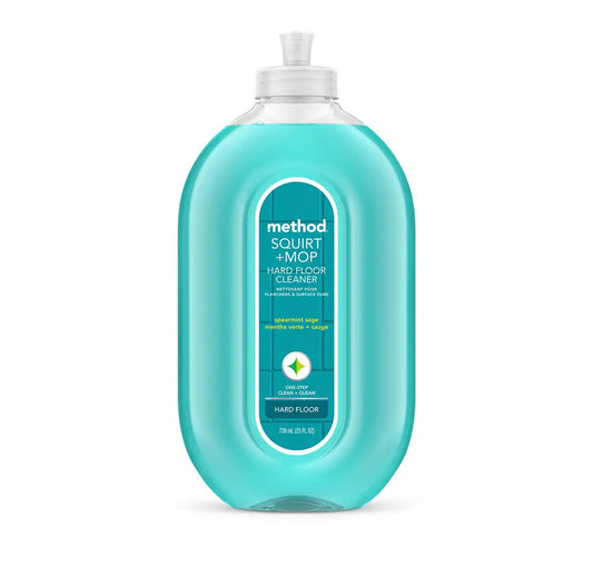 squirt + mop hard floor cleaner - spearmint sage, 25 fl oz