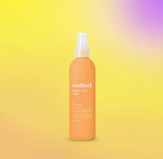 body + hair mist - vetiver + amber, 8 fl oz