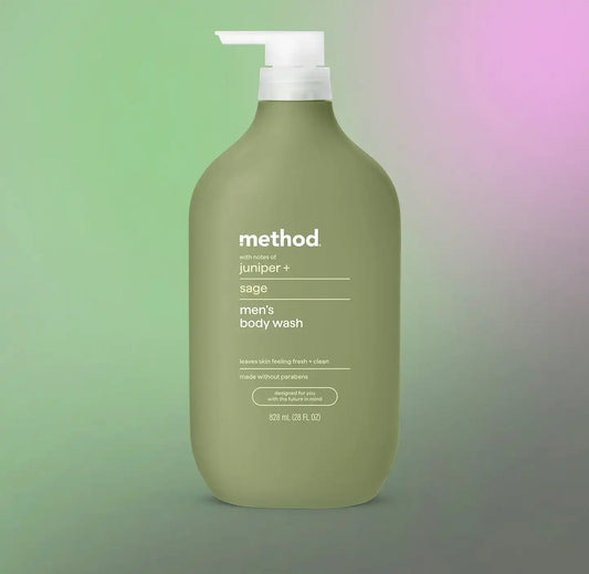 men's body wash - juniper + sage, 28 fl oz