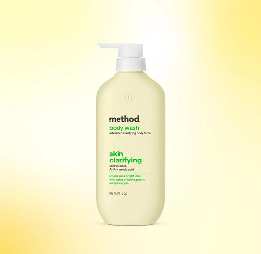 body wash tonic - skin clarifying, salicylic acid, AHA + azelaic acid, 17 fl oz
