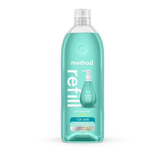 gel hand wash refill - waterfall, 34 fl oz 1